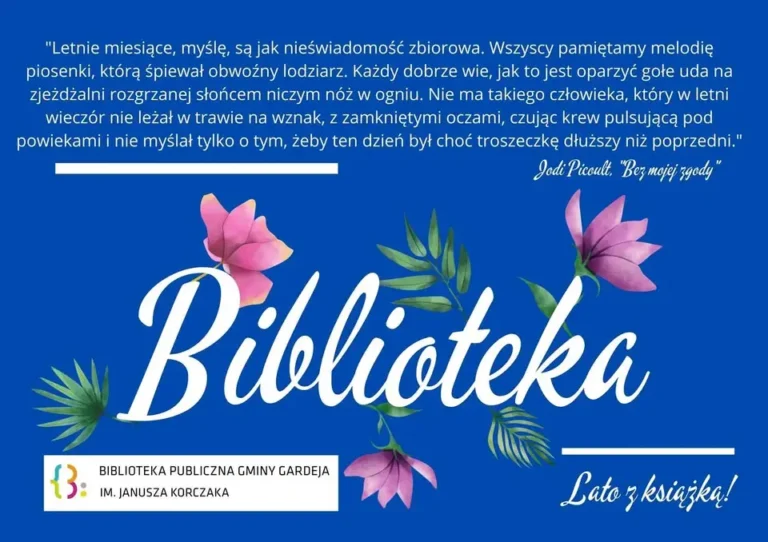 Biblioteka w Gardei zaprasza w sobotę 24 października – wydłużone godziny otwarcia