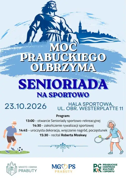 Senioriada na sportowo w Prabutach – moc atrakcji dla seniorów