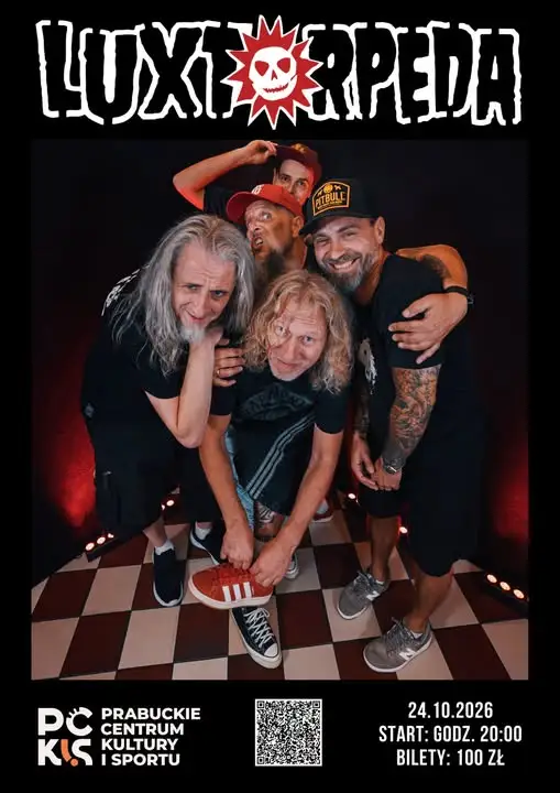 Luxtorpeda zagra w Prabuckim Centrum Kultury i Sportu – koncert już 24 października
