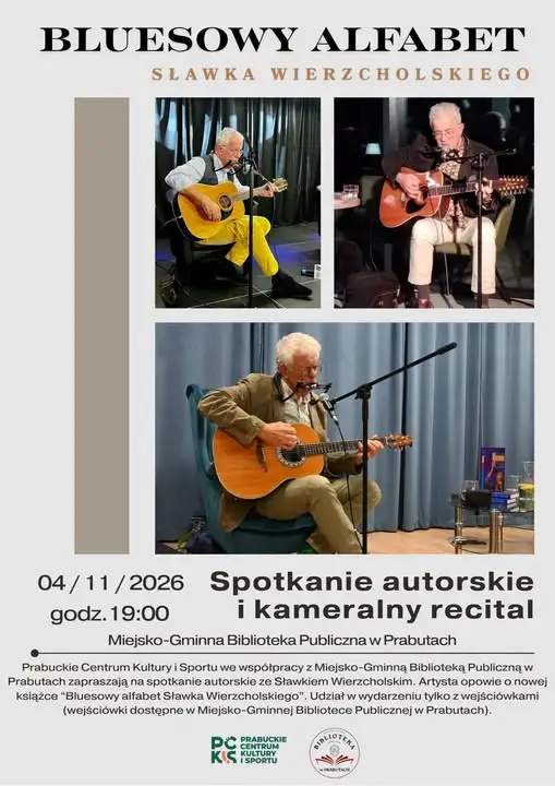 Sławek Wierzcholski w Prabutach – spotkanie autorskie i mini recital