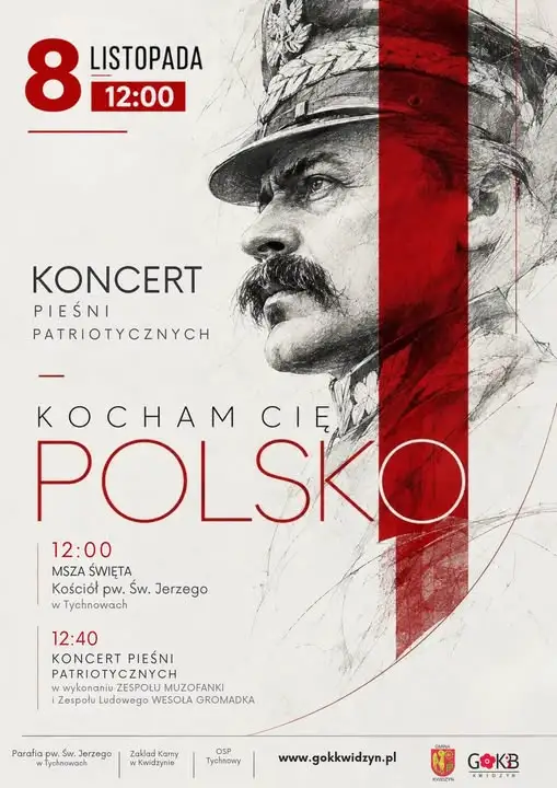 Koncert pieśni patriotycznych w Tychnowach z okazji Święta Niepodległości